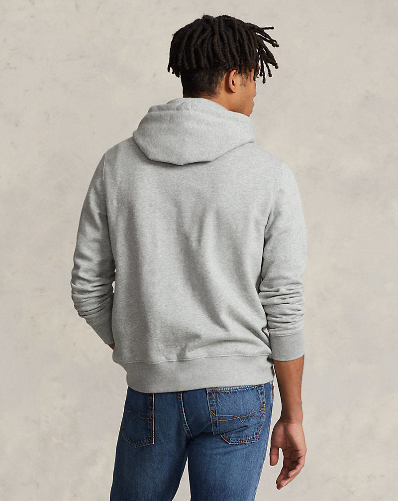 Polo Bear Fleece Hoodie Andover Htr Regatta