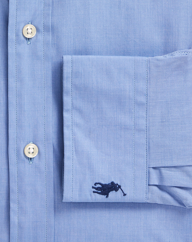 Regent Custom Fit End-on-End Shirt Blue
