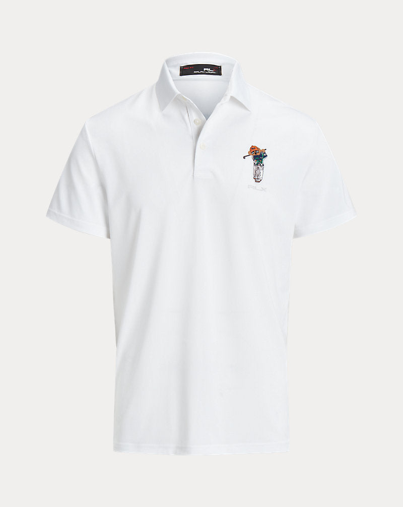 Custom Slim Fit Polo Bear Polo Shirt Ceramic White