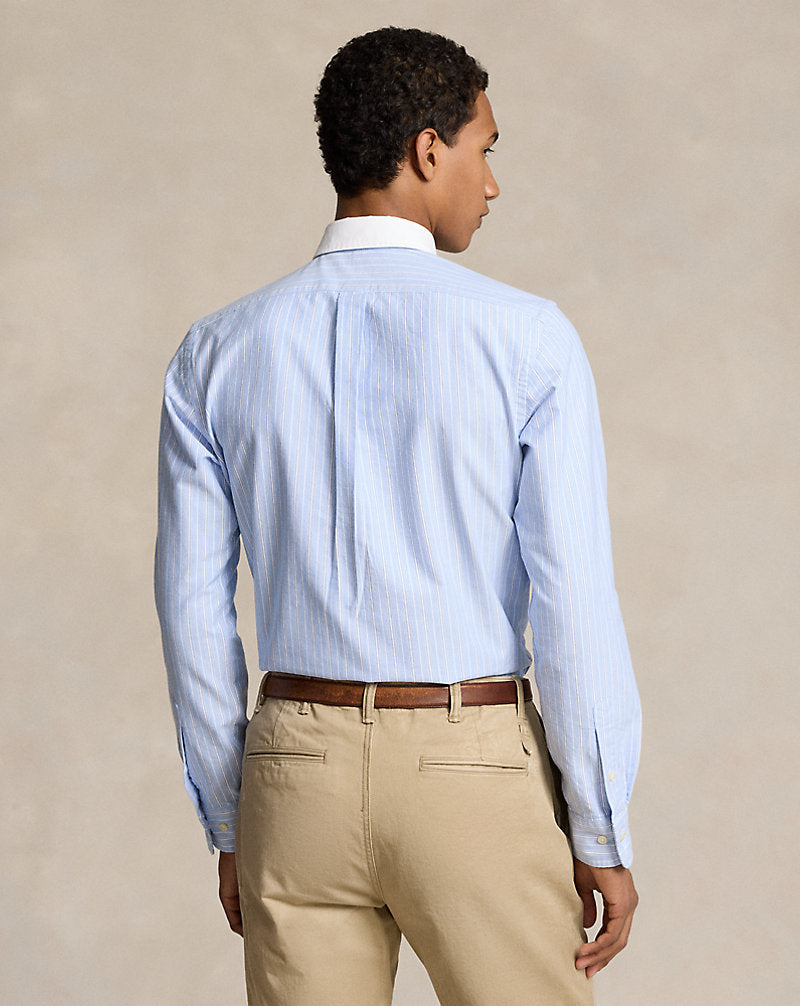 Classic Fit Striped Oxford Shirt 6369 Blue/White Multi