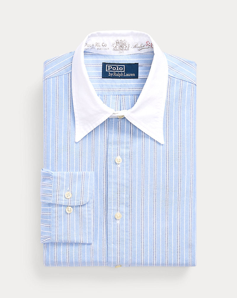 Classic Fit Striped Oxford Shirt 6369 Blue/White Multi