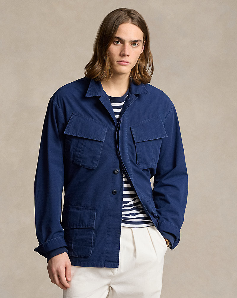 Ripstop Utility Overshirt Newport Navy