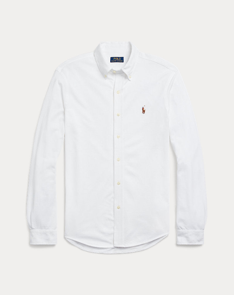 Knit Oxford Shirt White/Multi Pp