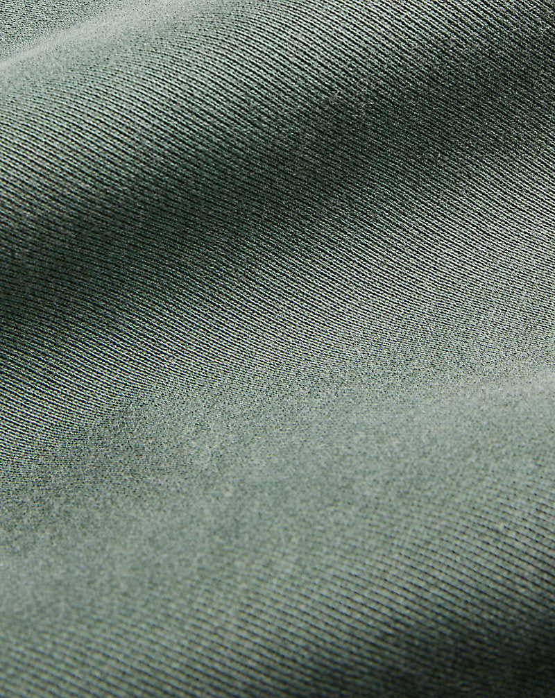 Garment-Dyed Fleece Hoodie Collegiate Green
