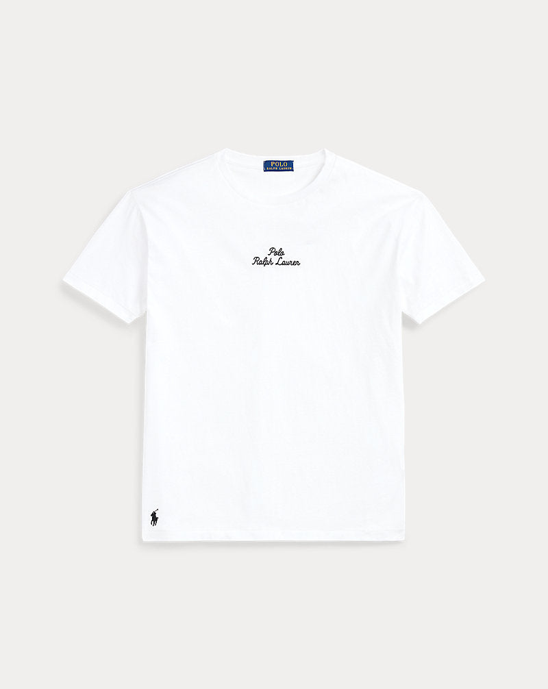 Classic Fit Logo Jersey T-Shirt White
