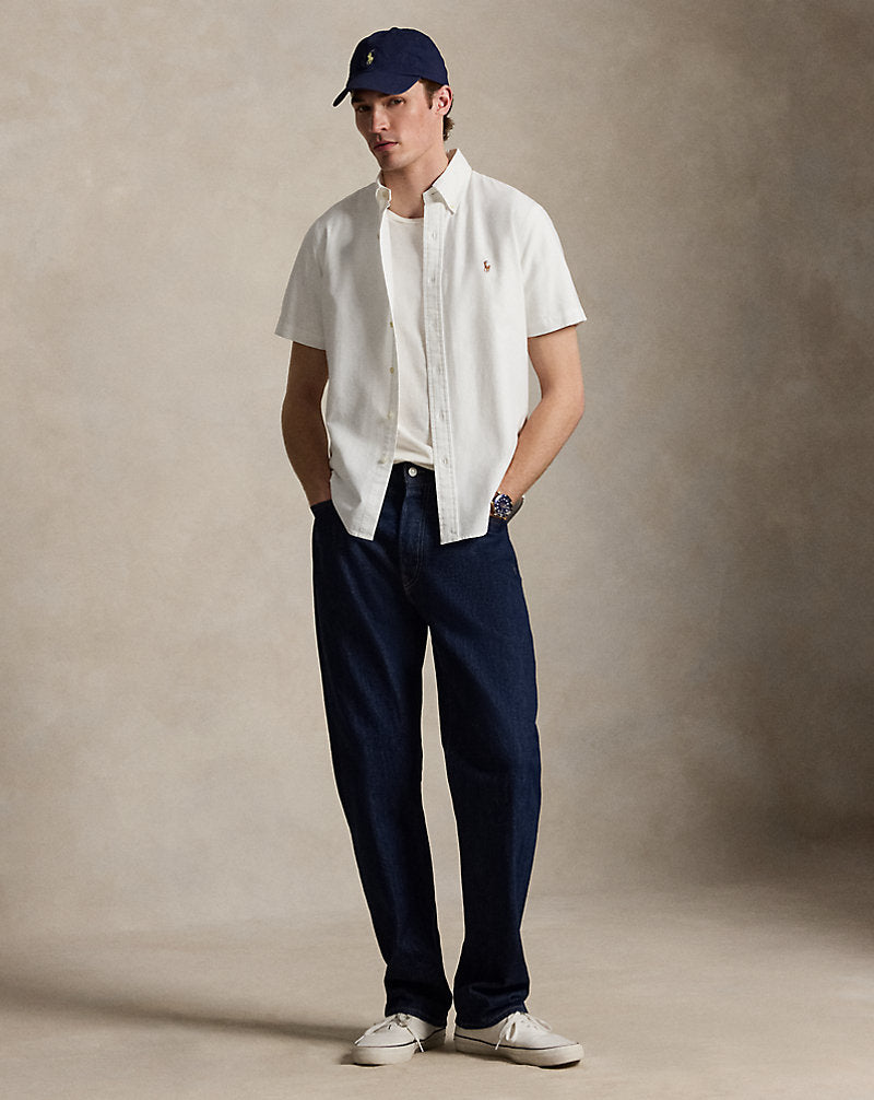 Custom Fit Oxford Shirt Bsr White