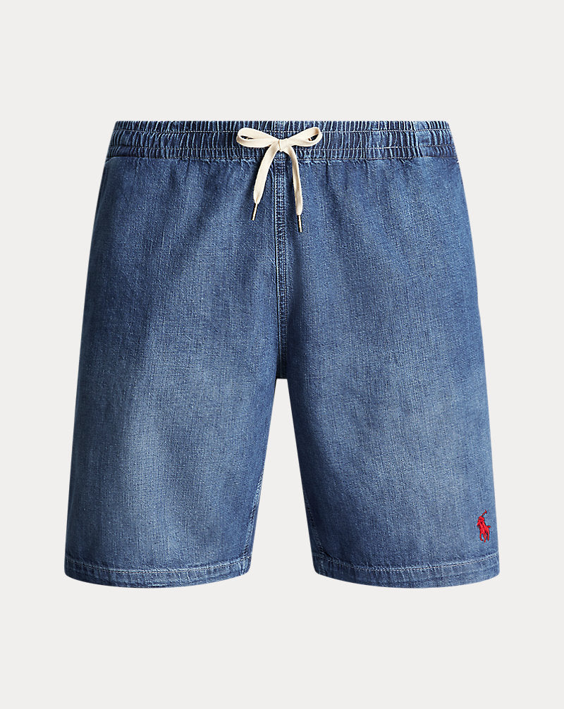 Polo Prepster Denim Short Blane