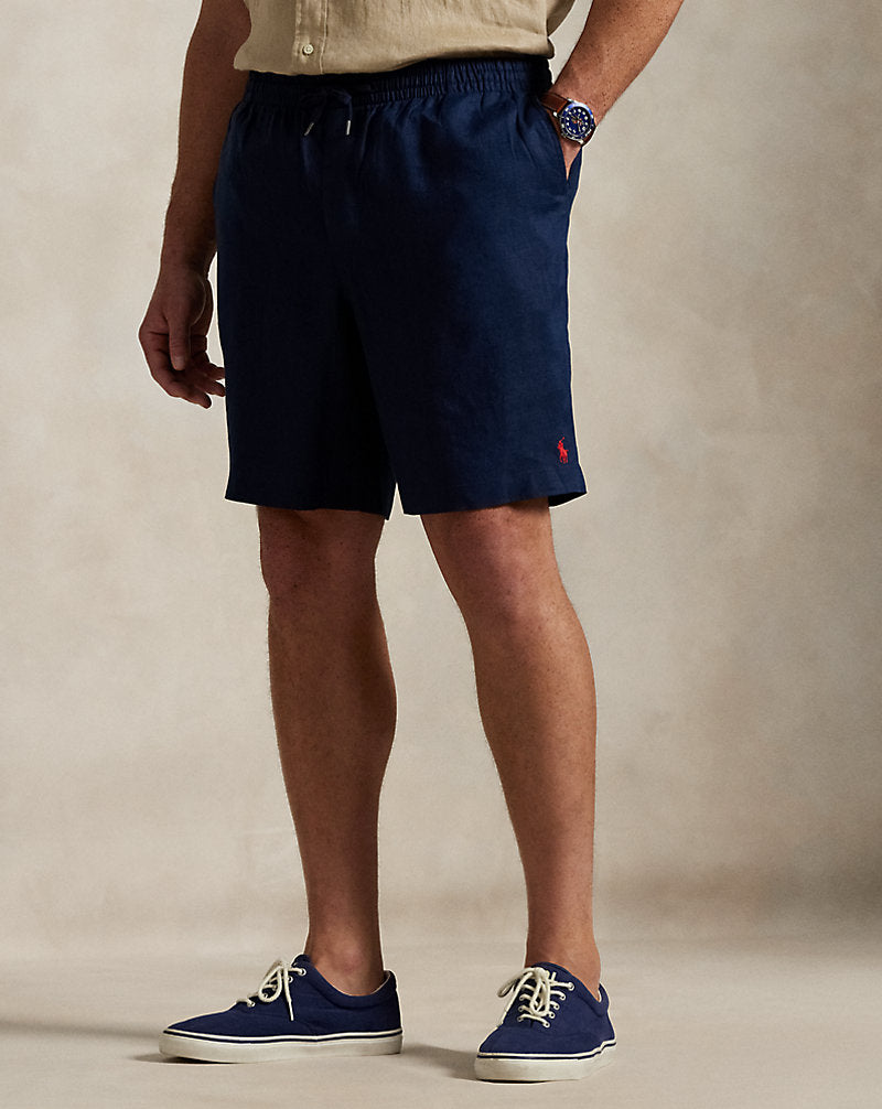 Polo Prepster Leinen-Shorts Newport Navy