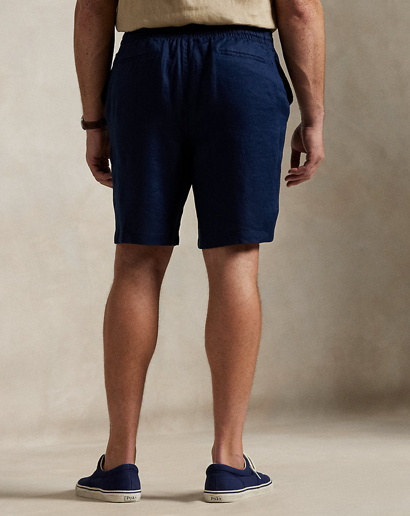 Polo Prepster Leinen-Shorts Newport Navy