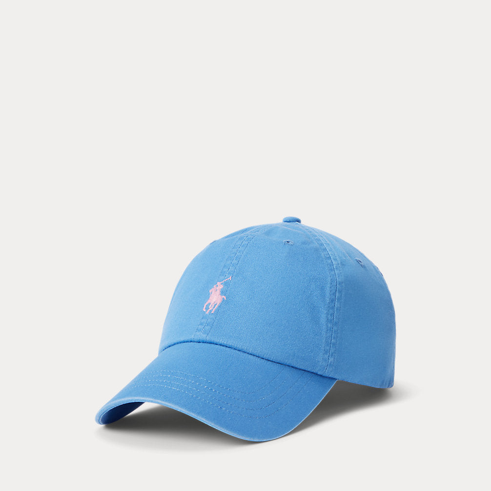 Cotton Chino Ball Cap New England Blue