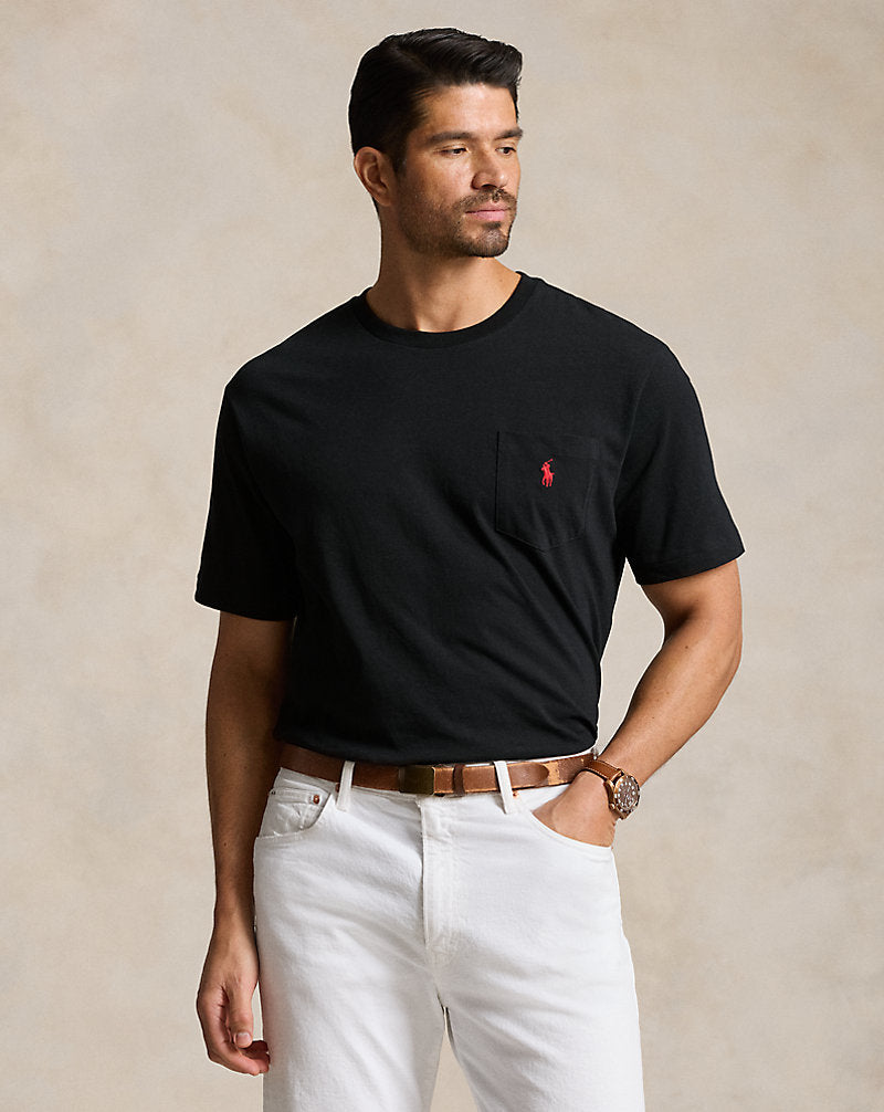 Jersey Pocket T-Shirt Black