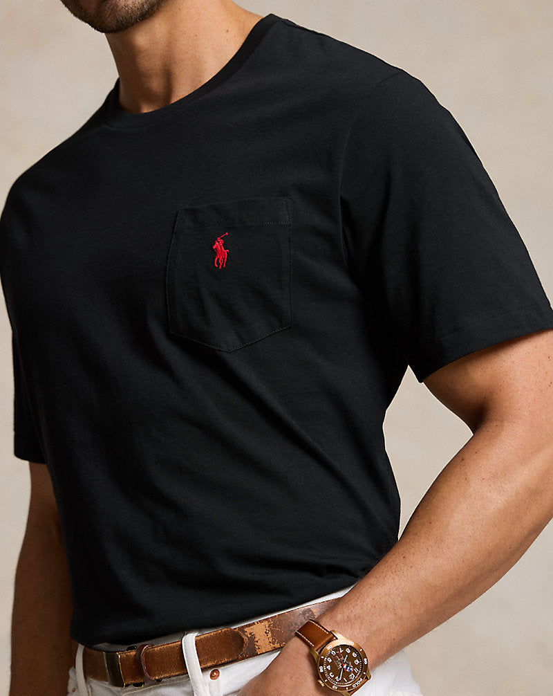 Jersey Pocket T-Shirt Black
