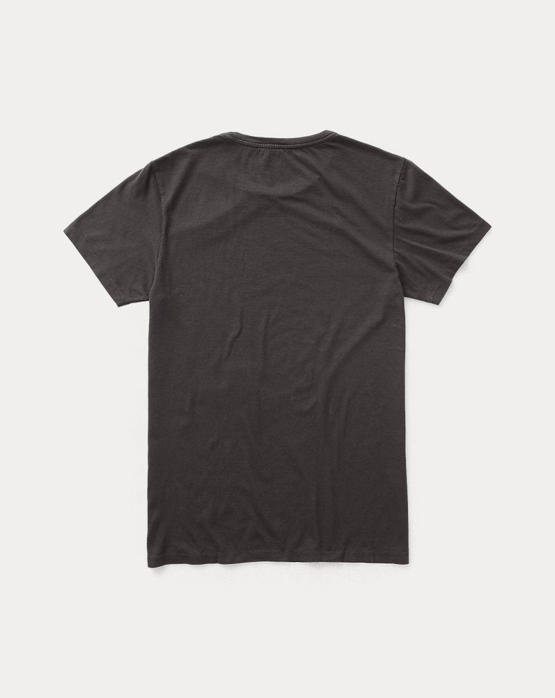 Jersey Crewneck T-Shirt Faded Black Canvas