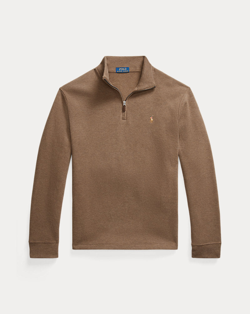 Estate-Rib Quarter-Zip Pullover Cedar Heather