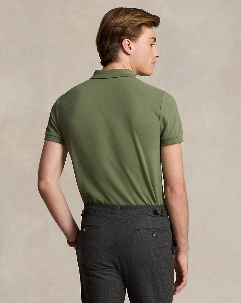 Custom Slim Fit Mesh Polo Shirt Garden Trail/c8668
