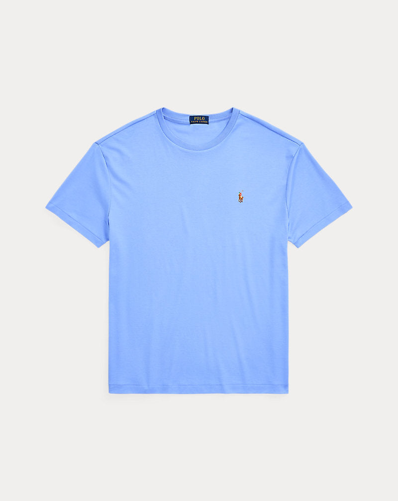 Custom Slim Fit Soft Cotton T-Shirt Canvas Blue