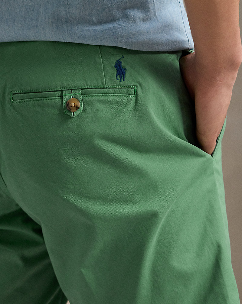 20.3 cm Stretch Straight Fit Chino Short Seafoam