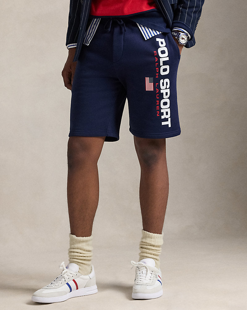 20.5 cm Polo Sport Fleece Short Cruise Navy/White