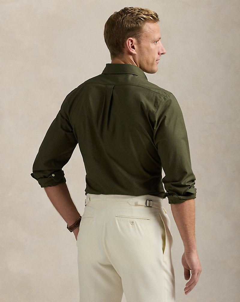Slim Fit Stretch Poplin Shirt Armadillo