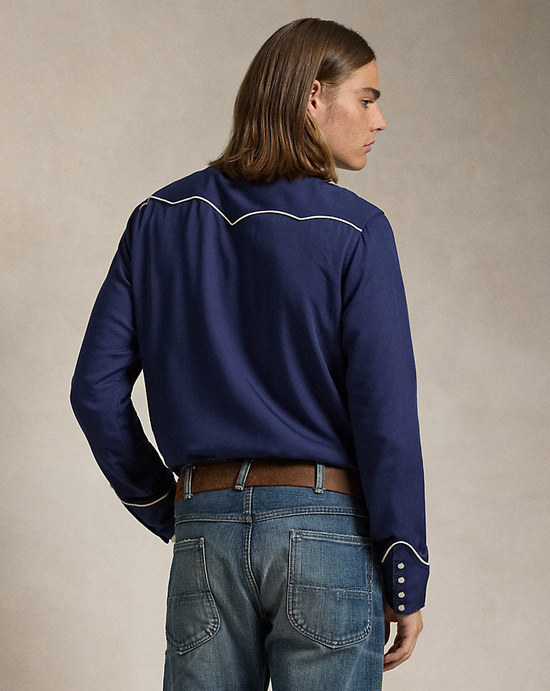 Naiomi Glasses Western Shirt Newport Navy