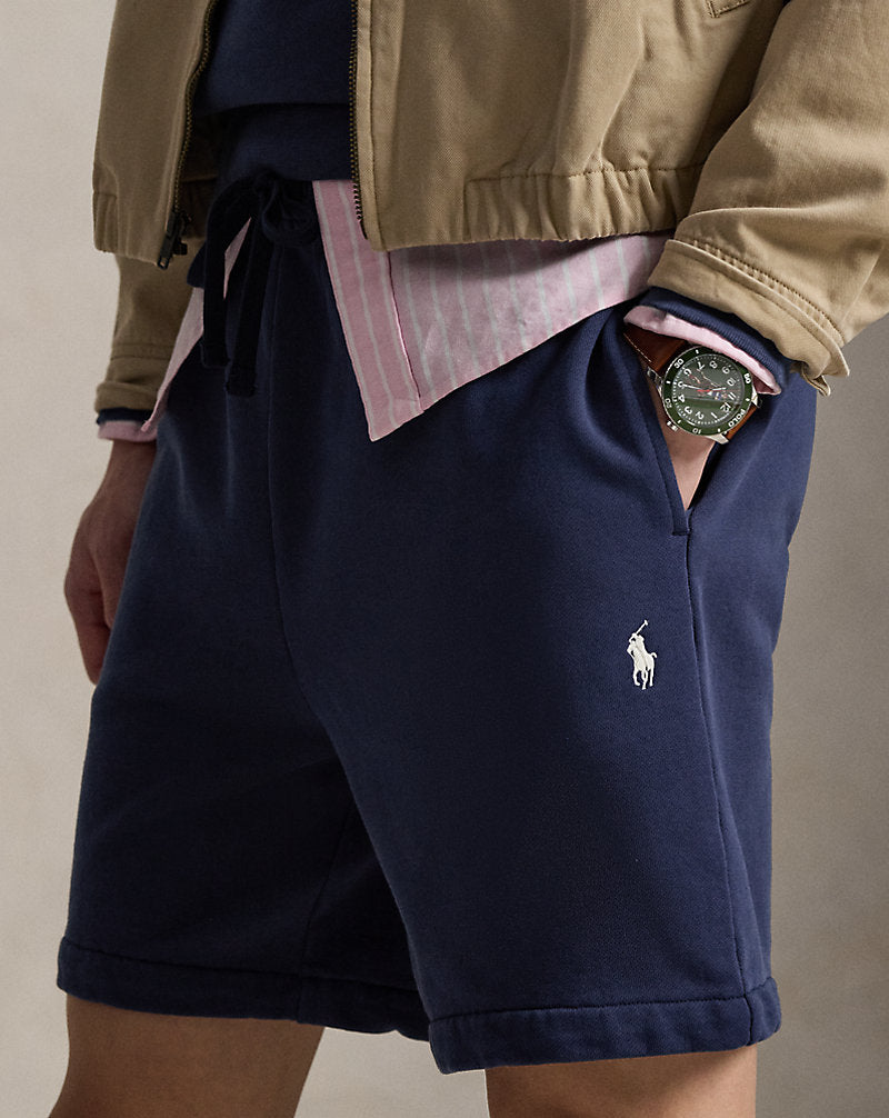 16.5 cm Loopback Fleece Short Cruise Navy