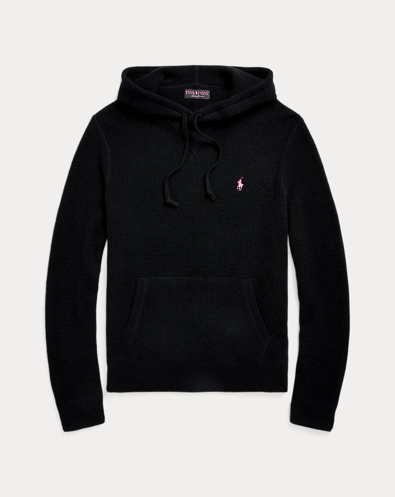 Pink Pony Washable Cashmere Jumper Polo Black