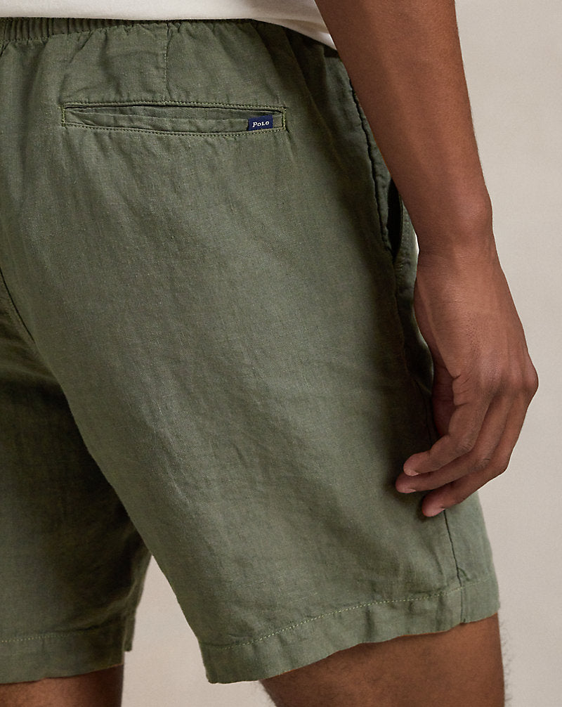 15.2-cm Polo Prepster Linen Short New Olive