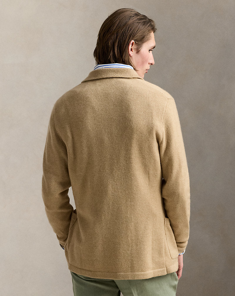 Cashmere Blazer Cardigan Dune Melange