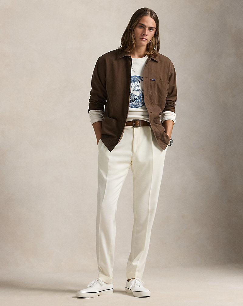Twill Overshirt Cooper Brown
