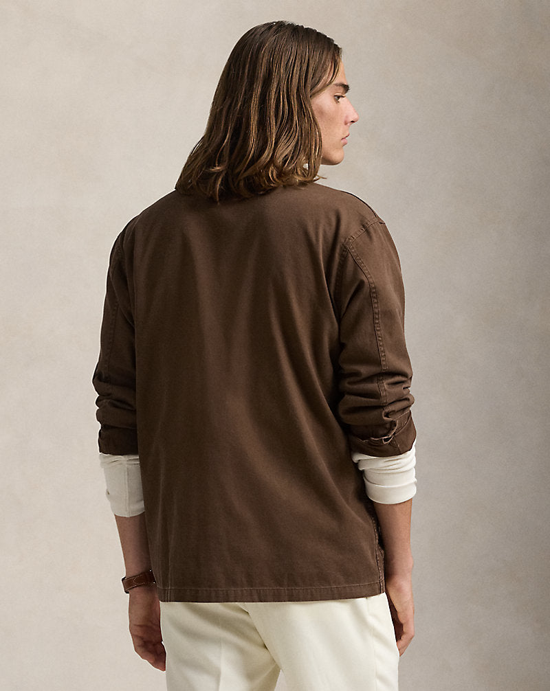 Twill Overshirt Cooper Brown