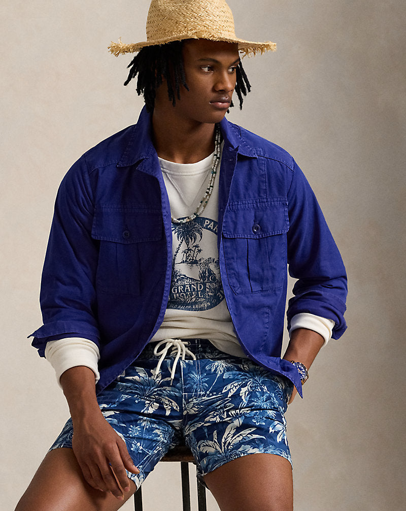 Twill Overshirt Chalet Blue