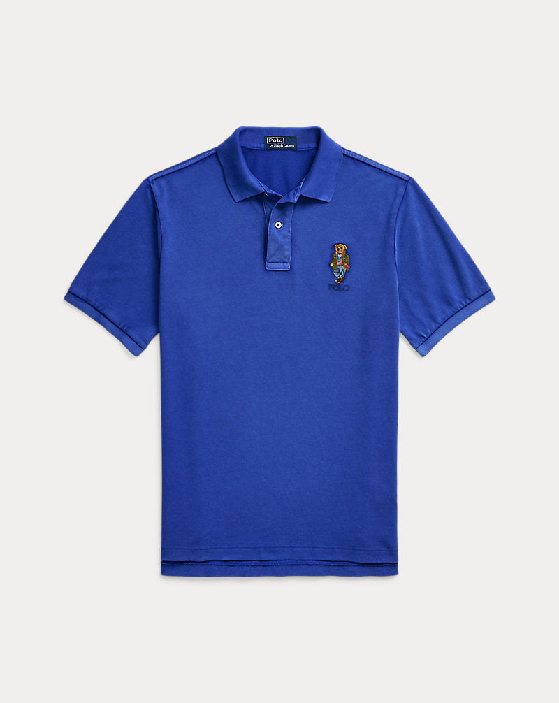 Classic Fit Polo Bear Mesh Polo Shirt Nw Iris Blu Sw Explr