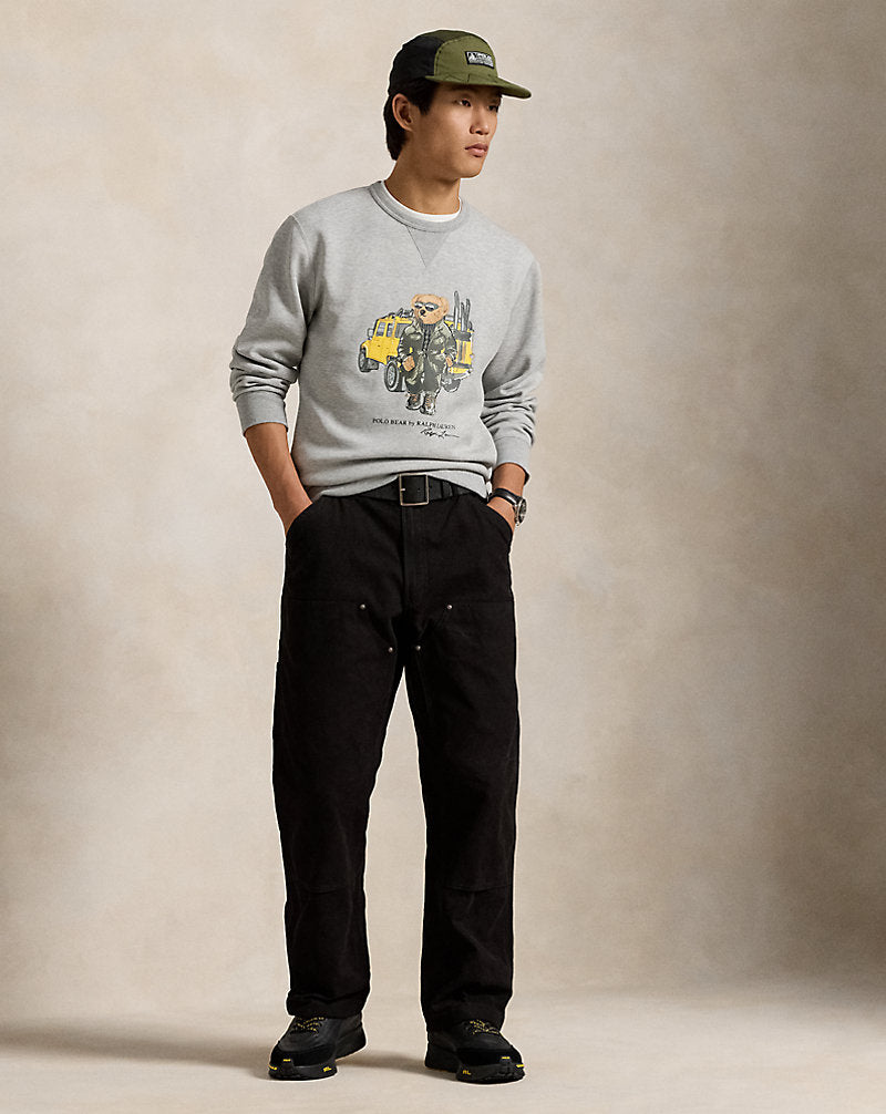 Polo Bear Double-Knit Sweatshirt Andover Htr Defender