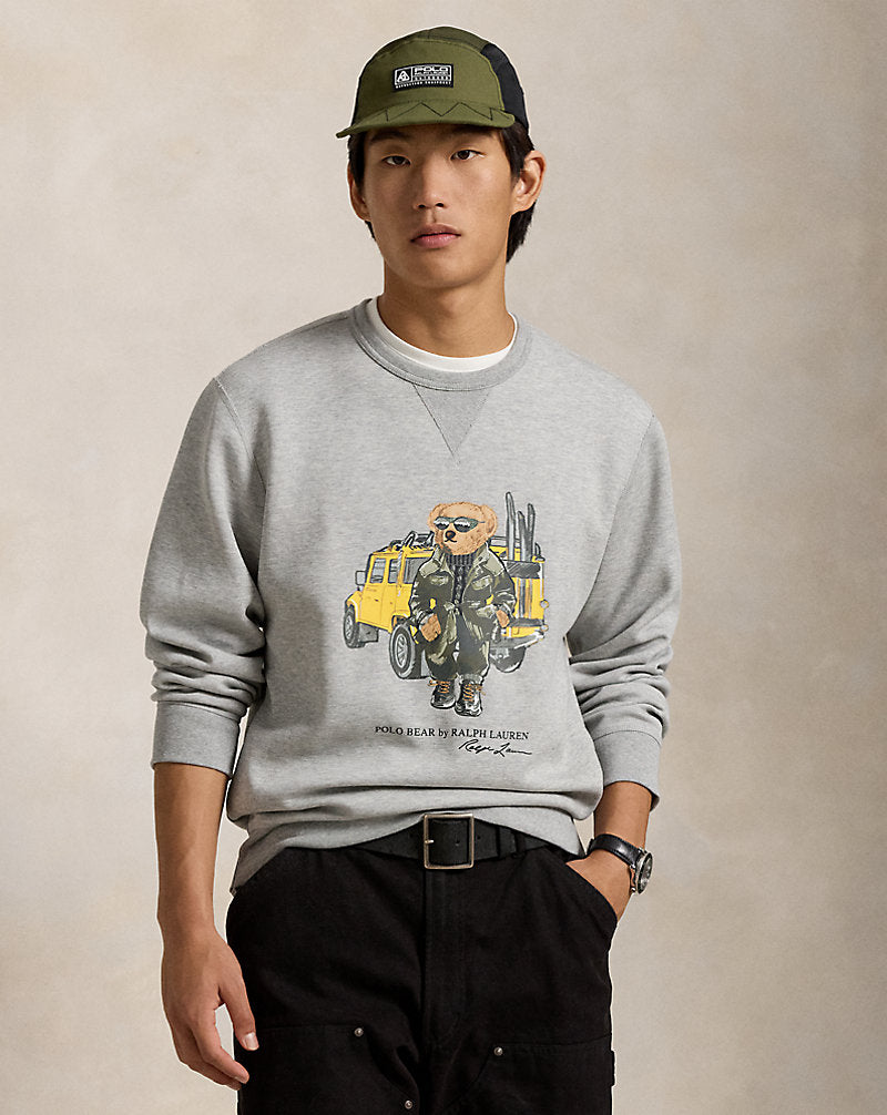 Polo Bear Double-Knit Sweatshirt Andover Htr Defender