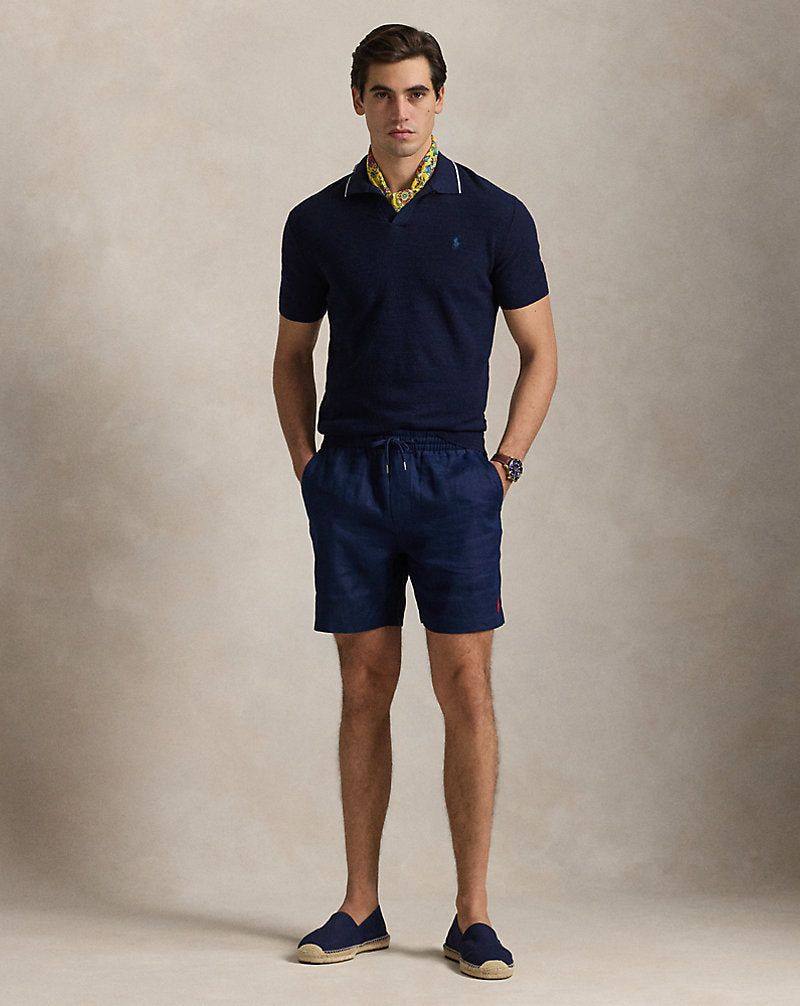 15 cm Polo Prepster Linen Short Newport Navy
