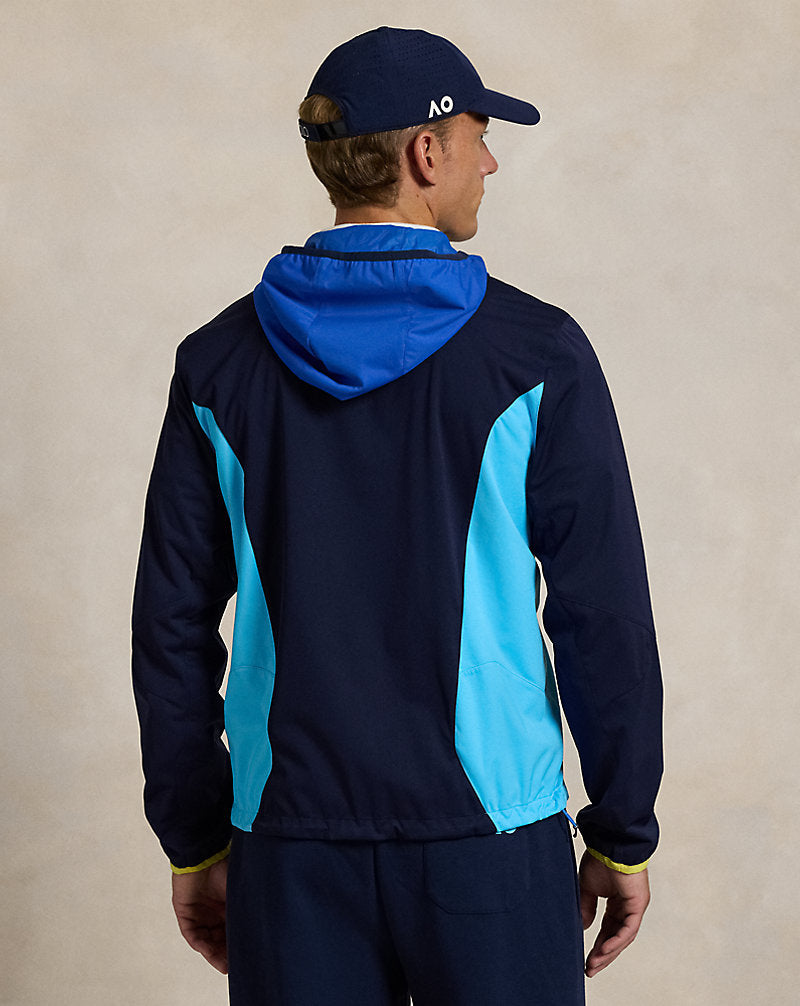 Australian Open Packable Jacket Ceramic White Multi