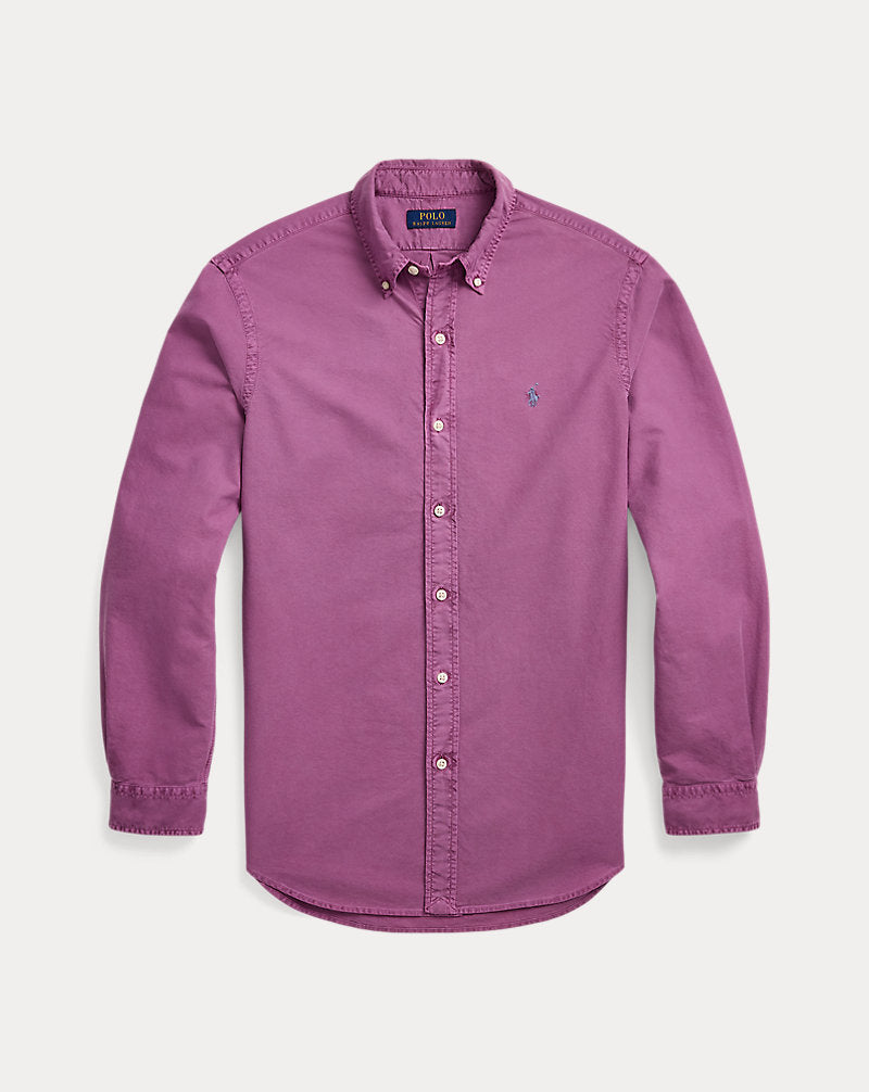 Custom Fit Garment-Dyed Oxford Shirt Tea Rose