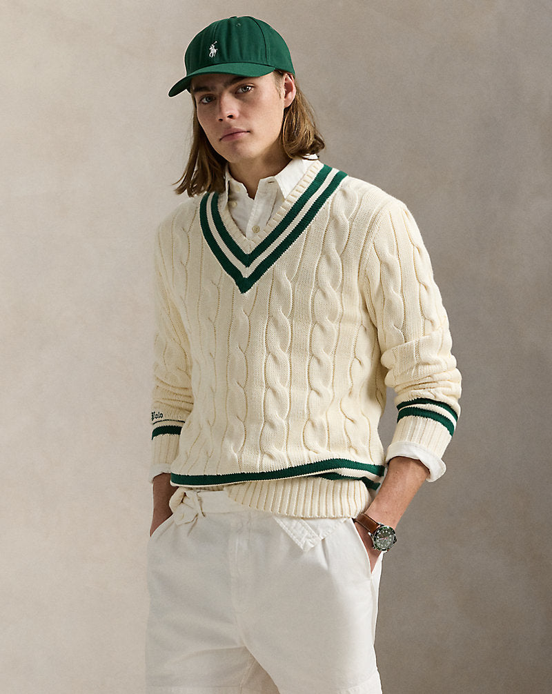 The Iconic Cricket Jumper Cricket Cream/New Forest