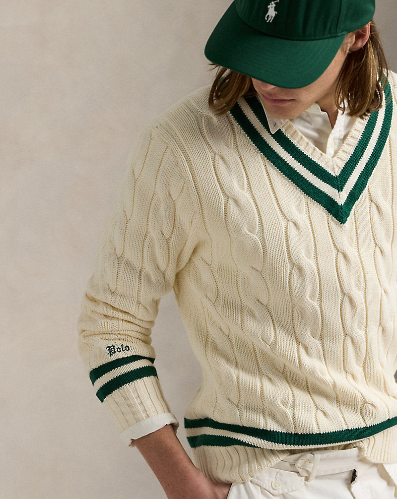 The Iconic Cricket Jumper Cricket Cream/New Forest