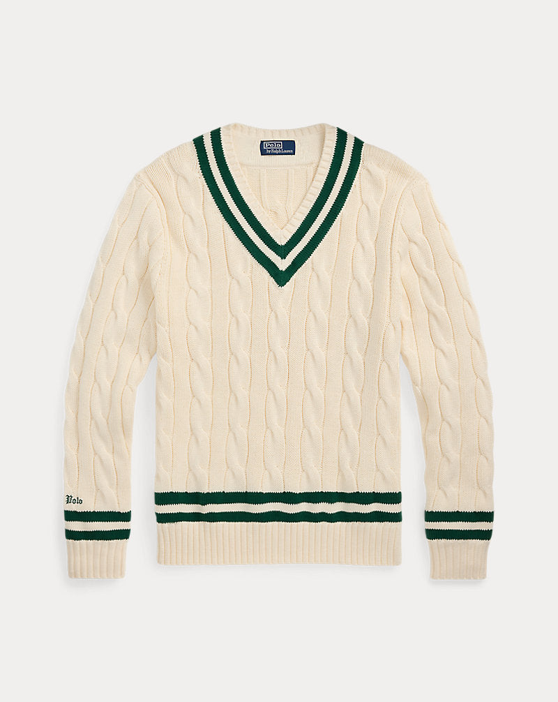 The Iconic Cricket Jumper Cricket Cream/New Forest