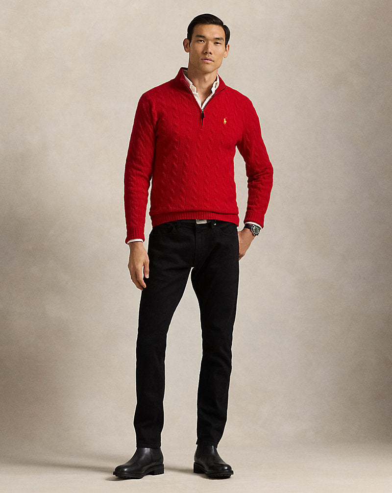 Lunar New Year Cable-Knit Jumper Red