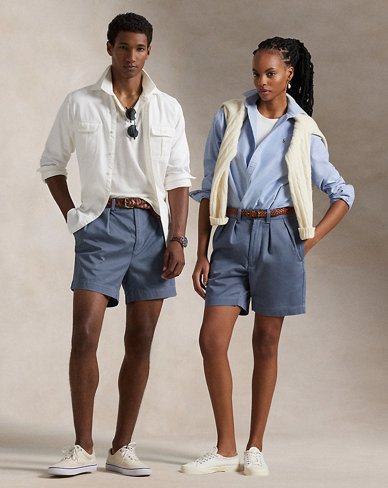 16.5 cm Cormac Relaxed Fit Chino Short Capri Blue