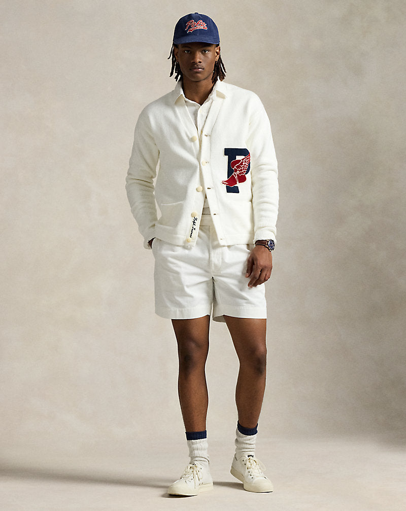 P-Wing Cotton Cardigan Cream Combo