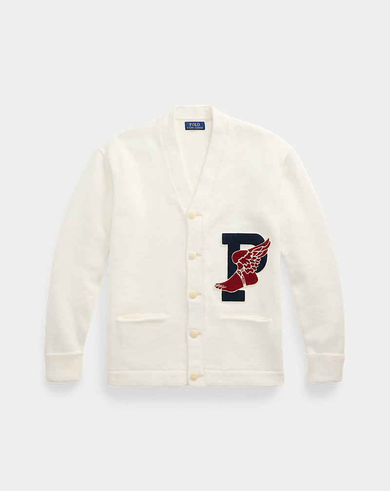 P-Wing Cotton Cardigan Cream Combo