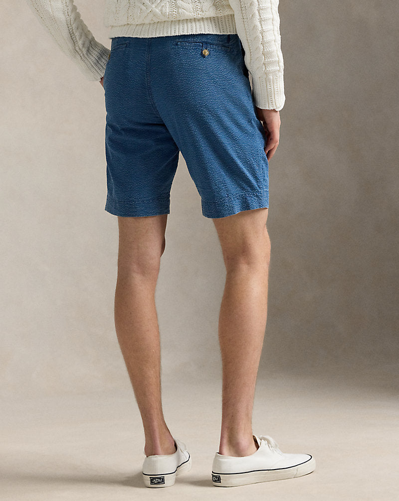 23 cm Straight Fit Seersucker Short Overdyed Seersucker