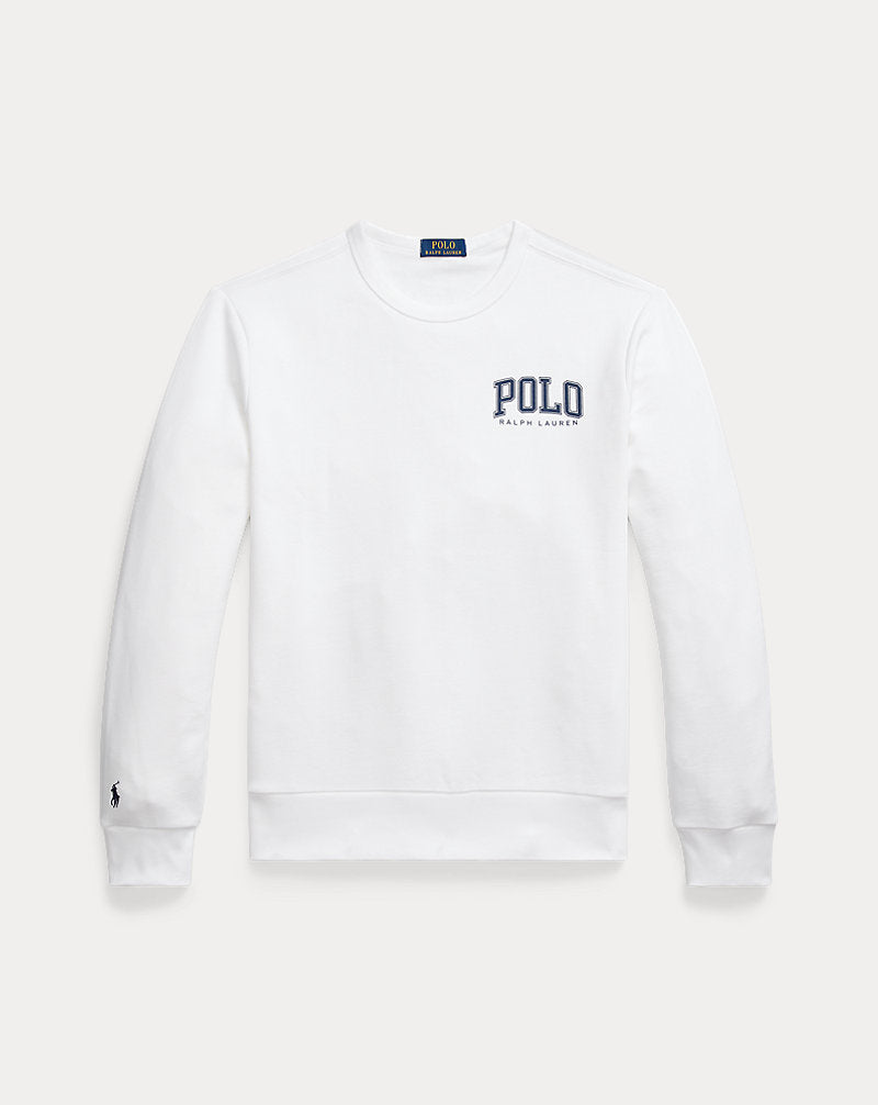 Logo Fleece Sweatshirt White