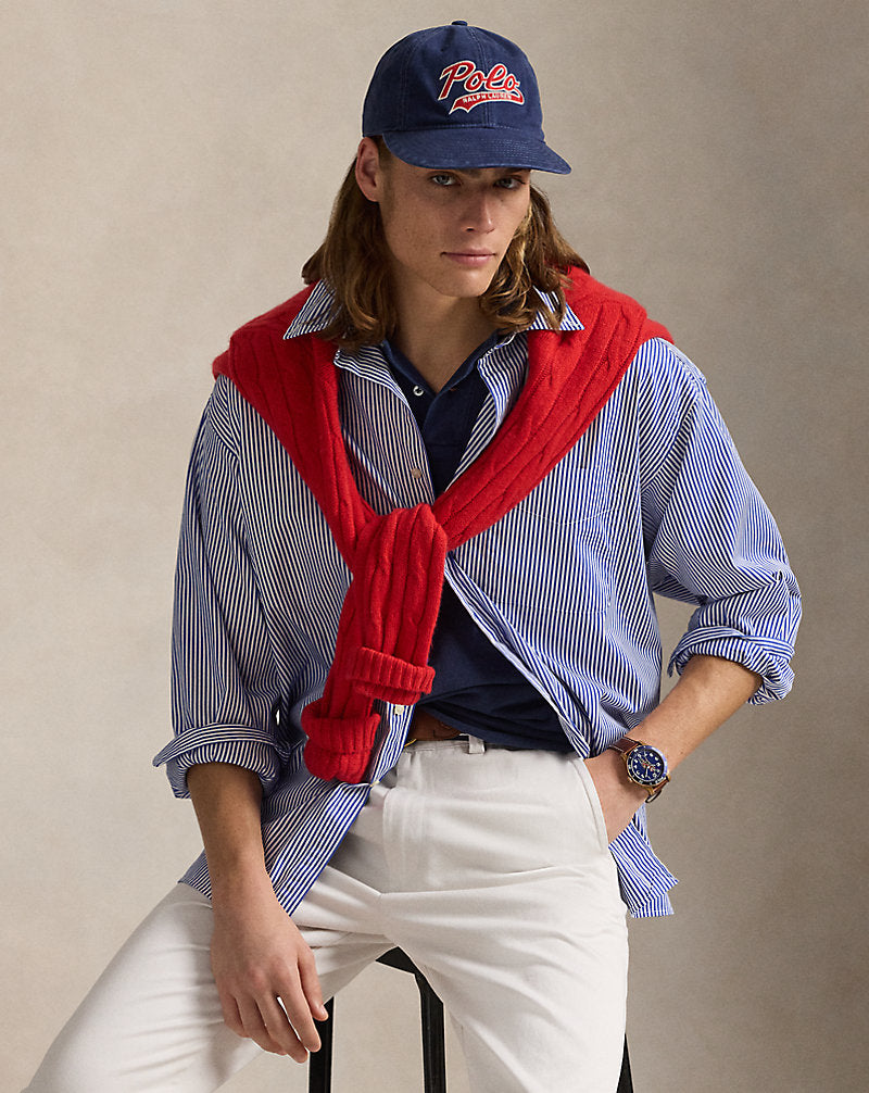 The Striped Big Shirt Blue/White