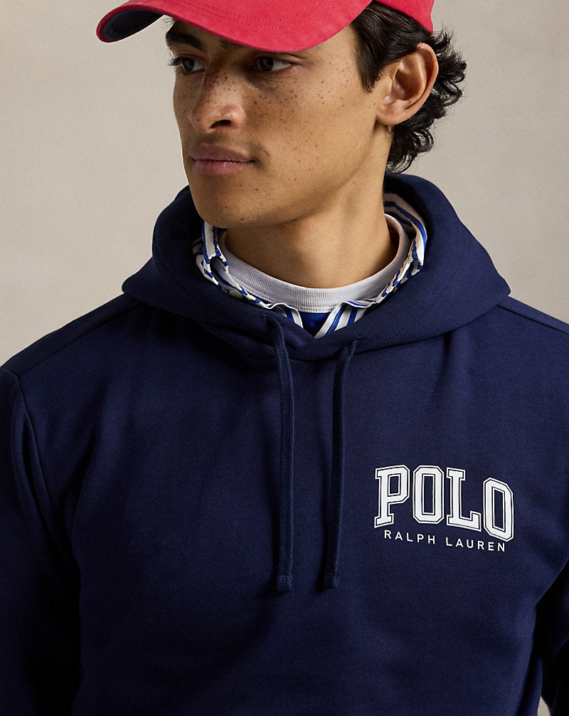Logo Fleece Hoodie Cruise Navy