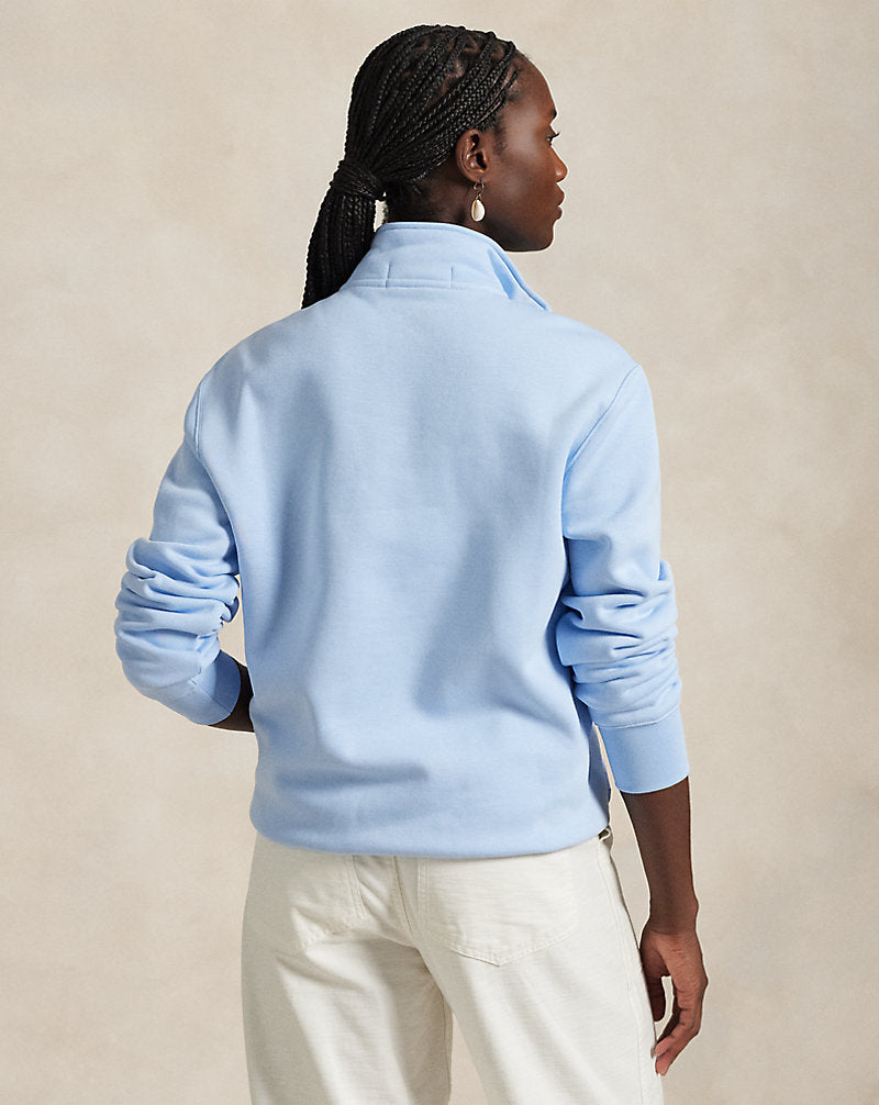 Polo Sport Fleece Quarter-Zip Sweatshirt Bluebell/White