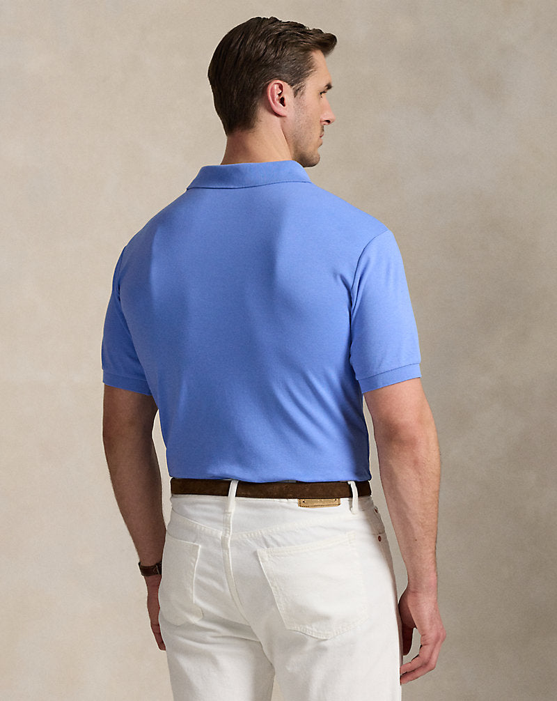Soft Cotton Polo Shirt Canvas Blue